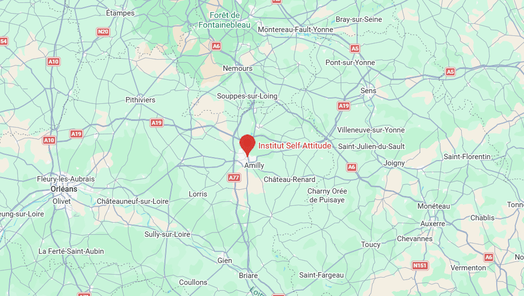 Plan d'accès — Institut Self Attitude, 39 avenue du Général de Gaulle, 45200 Montargis