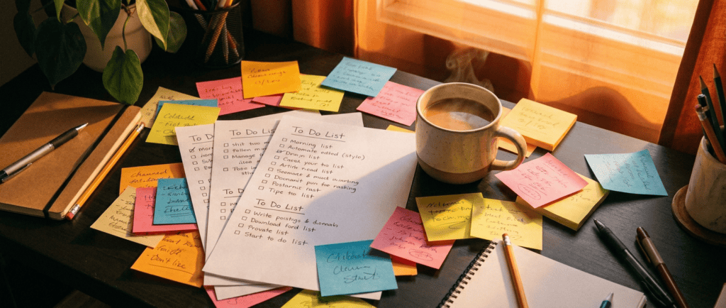 TDAH adulte : un esprit foisonnant entre listes et post-it
